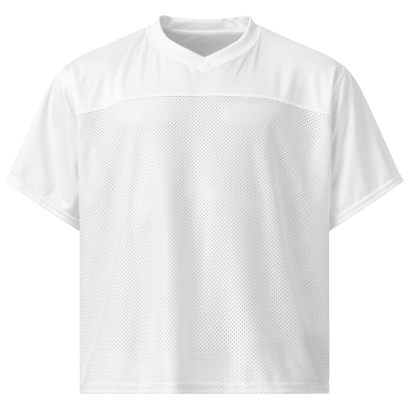 All-Over Print Boxy Football Jersey